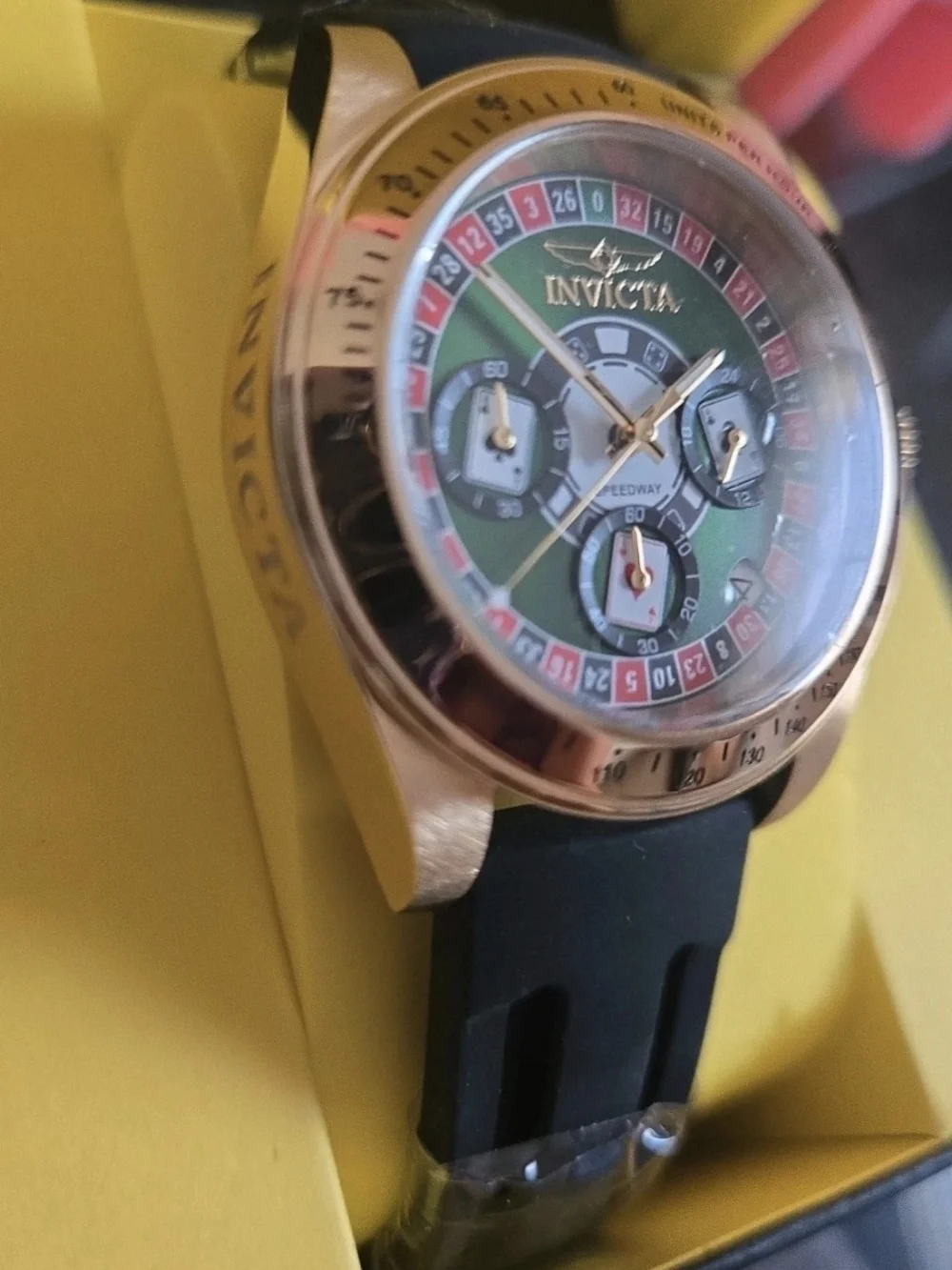 50873 Invicta Speedway Monte Carlo Men's Watch Collector's 39.5mm